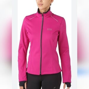 GORETEX Windstopper Soft Shell Bike Wear Women's Contest. Fushia Red. Size Small